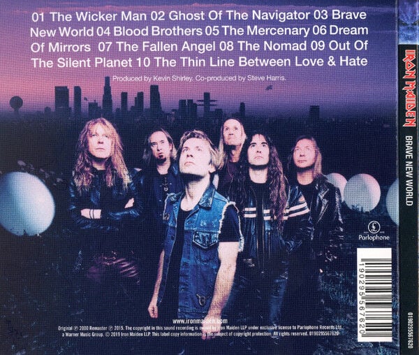 IRON MAIDEN – BRAVE NEW WORLD (2000) - CD REMASTERED 2019 REISSUE DIGIPAK AMBALAJINDA SIFIR