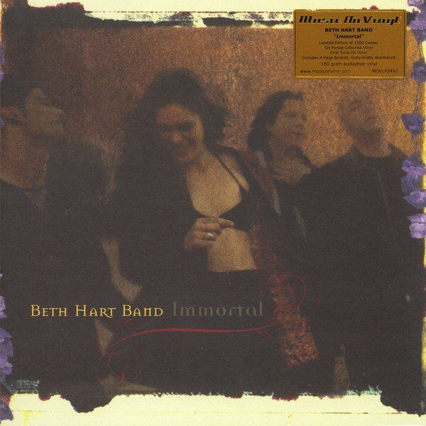 BETH HART BAND - IMMORTAL (1996) - LP 180GR 2019 BLACK VINYL EDITION SIFIR PLAK