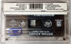 BRYAN ADAMS - CUTS LIKE A KNIFE (1992) TOPKAPI CASSETTE MADE IN TURKEY ''NEW''