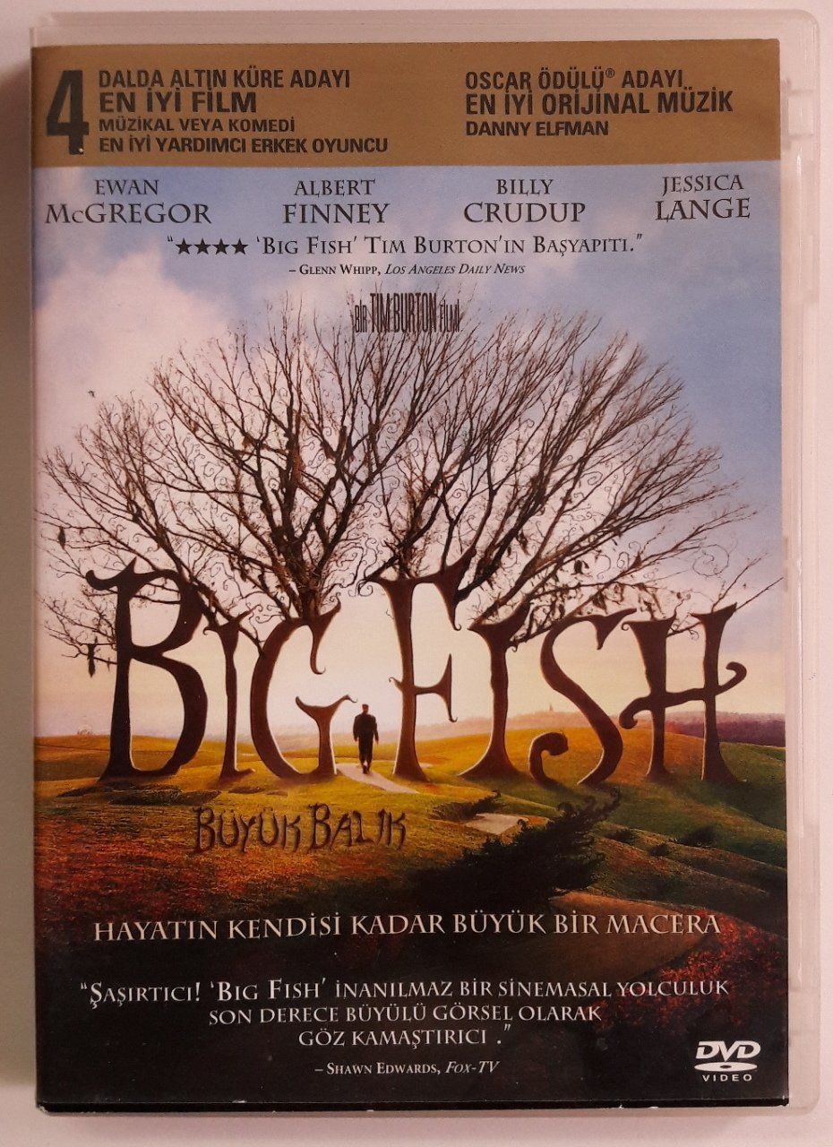 BÜYÜK BALIK - BIG FISH - EWAN McGREGOR - ALBERT FINNEY - BILLY CRUDUP - TIM BURTON - DVD 2.EL