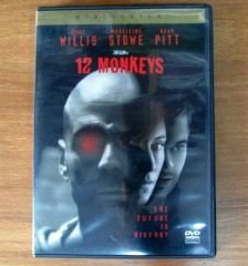 12 MAYMUN - 12 MONKEYS - BRUCE WILLIS - BRAD PITT - TERRY GILLIAM - DVD 2.EL