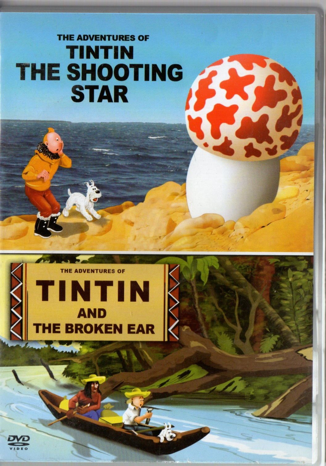 THE ADVENTURES OF TINTIN - THE SHOOTING STAR, THE BROKEN EAR - 2 DVD 2.EL TÜRKÇE YOKTUR