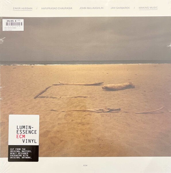 ZAKIR HUSSAIN JAN GARBAREK JOHN MCLAUGHLIN HARIPRASAD CHAURASIA - MAKING MUSIC (1987) - LP ECM RECORDS LUMINESSENCE SERIES 2025 EDITION SIFIR PLAK