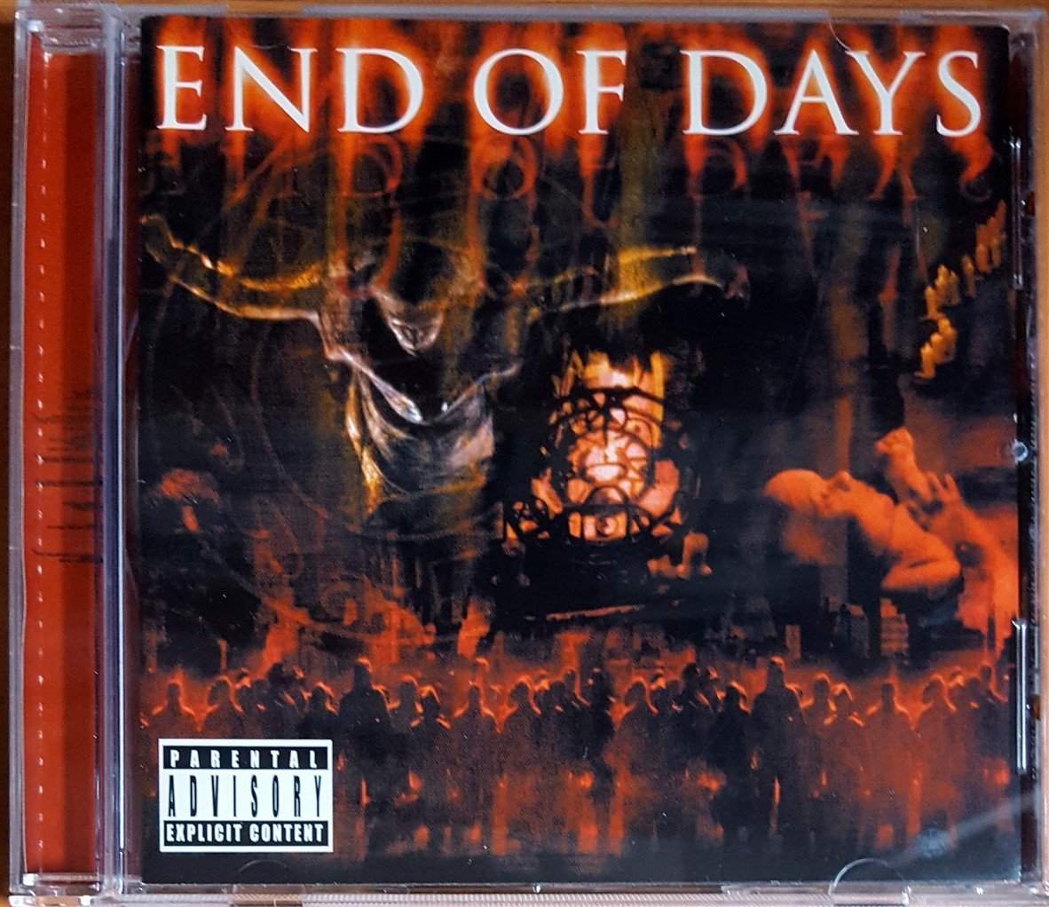 END OF DAYS SOUNDTRACK / KORN, EVERLAST, LIMP BIZKIT, PRODIGY, ROB ZOMBIE, SONIC YOUTH (1999) GEFFEN RECORDS CD 2.EL