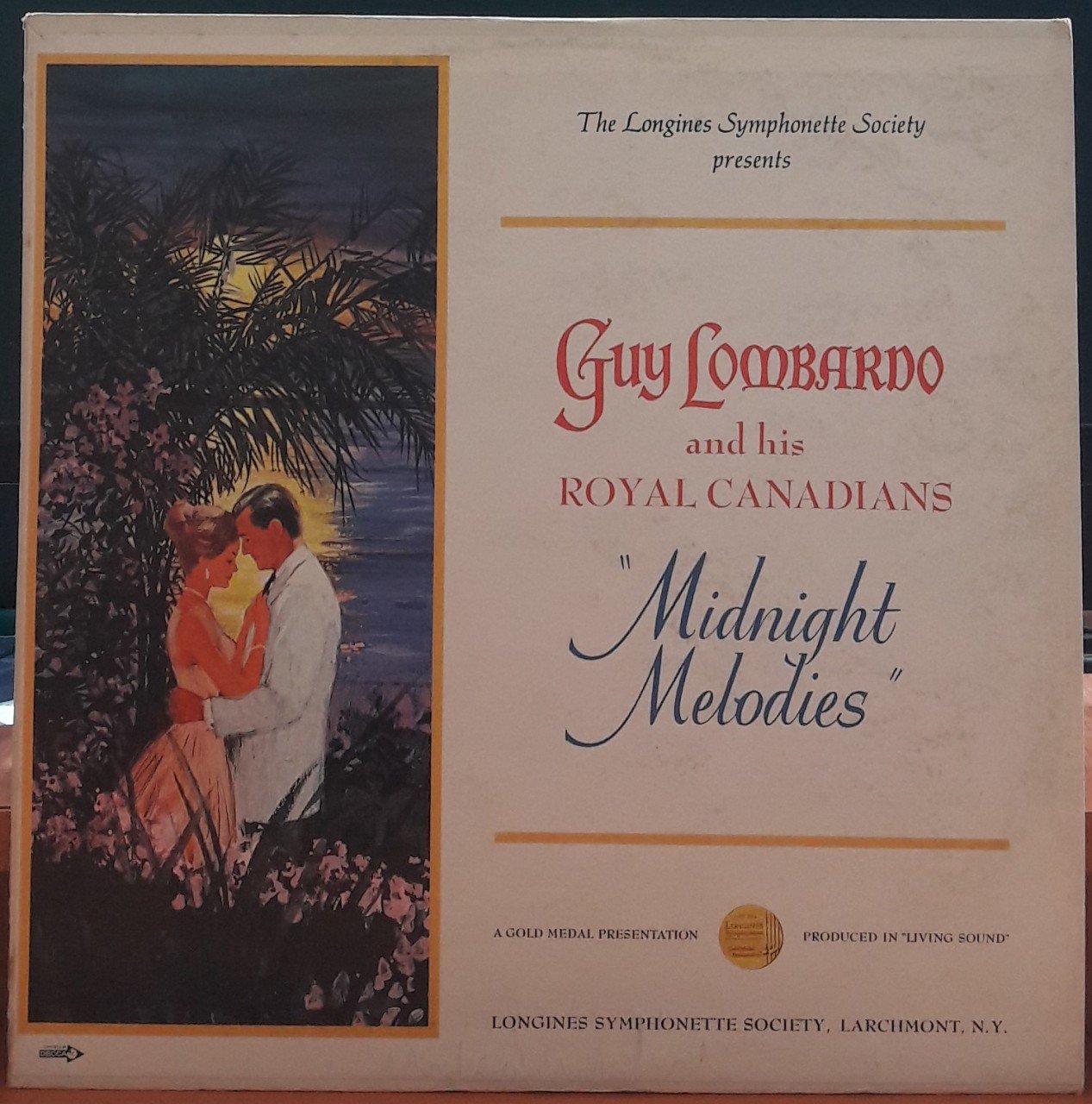 GUY LOMBARDO - MIDNIGHT MELODIES - PLAK 2.EL