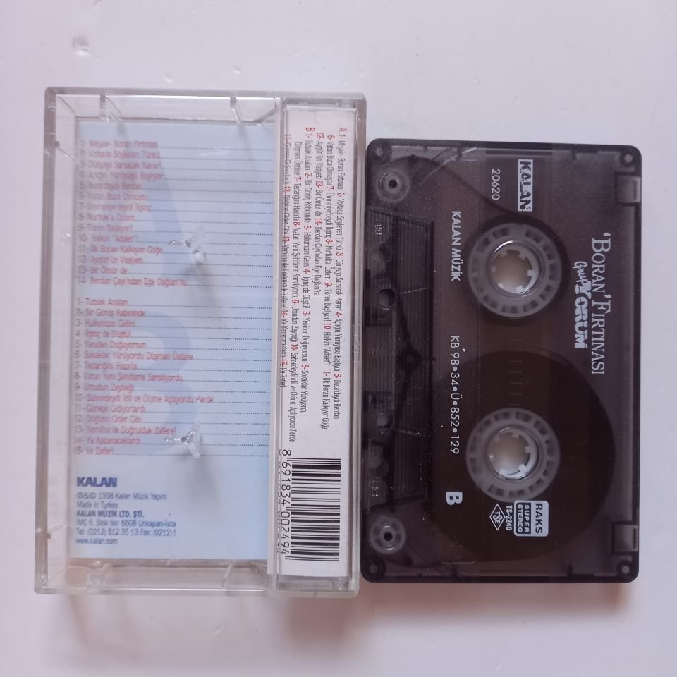 GRUP YORUM - 'BORAN' FIRTINASI (1998) - KASET 2.EL