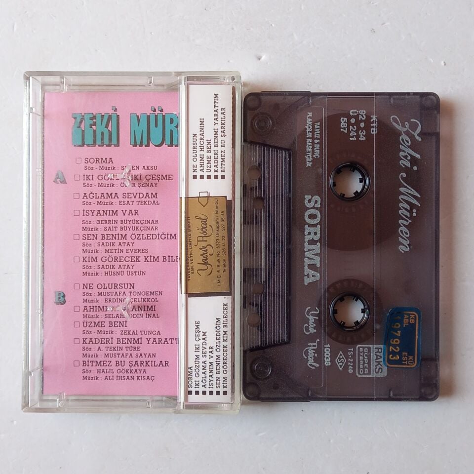 ZEKİ MÜREN - SORMA (1992) - KASET 2.EL