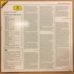 PAGANINI - 24 CAPRICCI SHLOMO MINTZ 1982 2.EL PLAK
