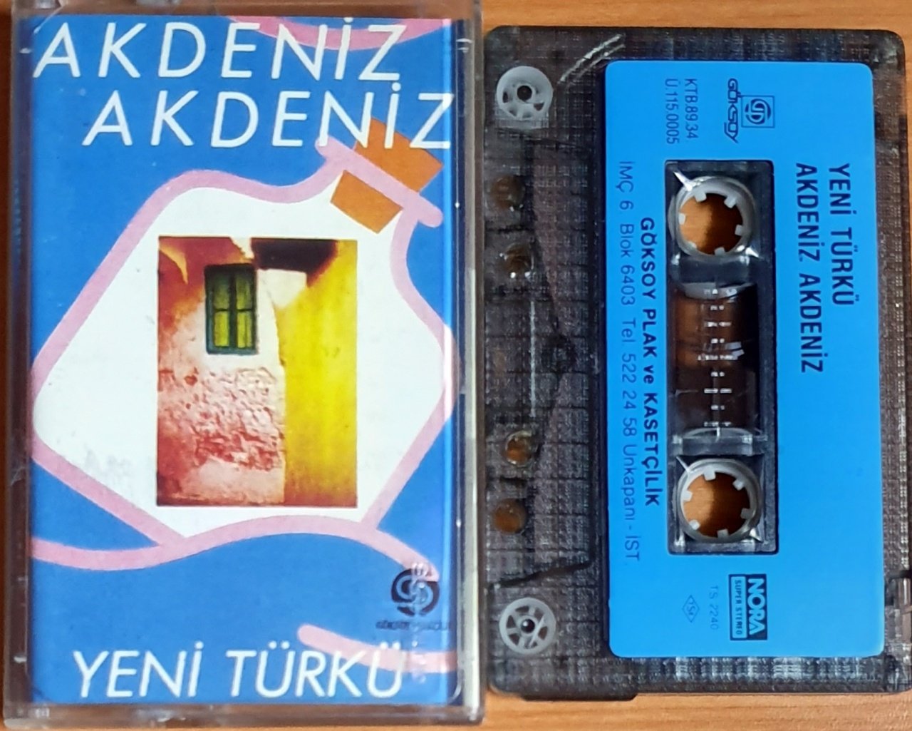 YENİ TÜRKÜ - AKDENİZ AKDENİZ (1989) - KASET GÖKSOY 2.EL