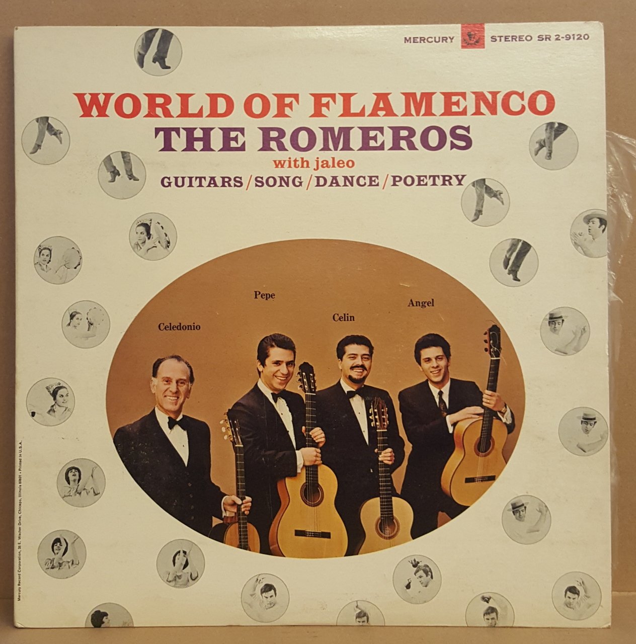 THE ROMEROS WITH JALEO - WORLD OF FLAMENCO (1967) - 2LP 2.EL PLAK