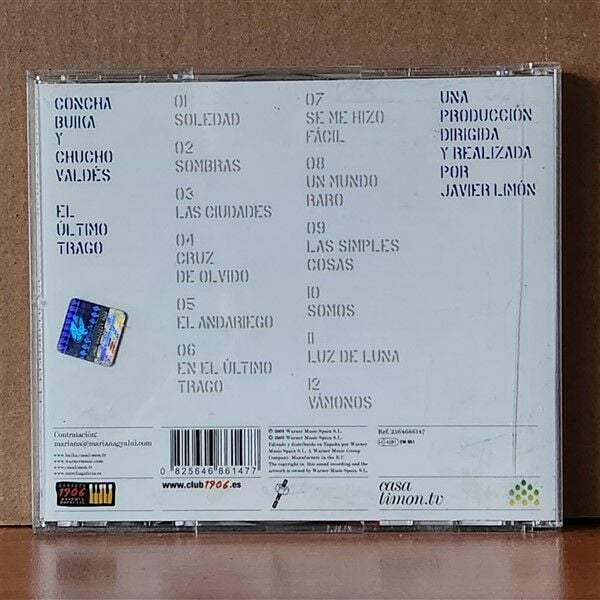 BUIKA CON LA COLABORACIÓN DE CHUCHO VALDÉS – EL ULTIMO TRAGO (2009) - CD 2.EL