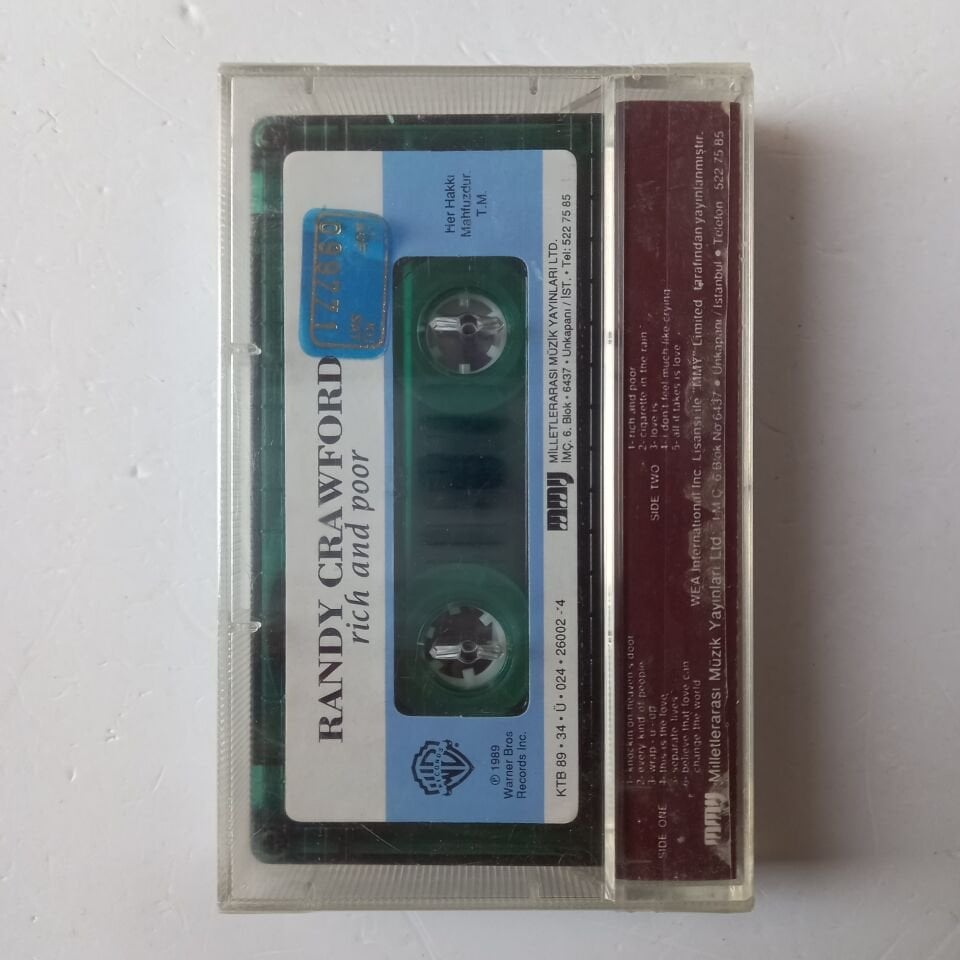 RANDY CRAWFORD - RICH AND POOR (1989) -  AMBALAJINDA SIFIR KASET