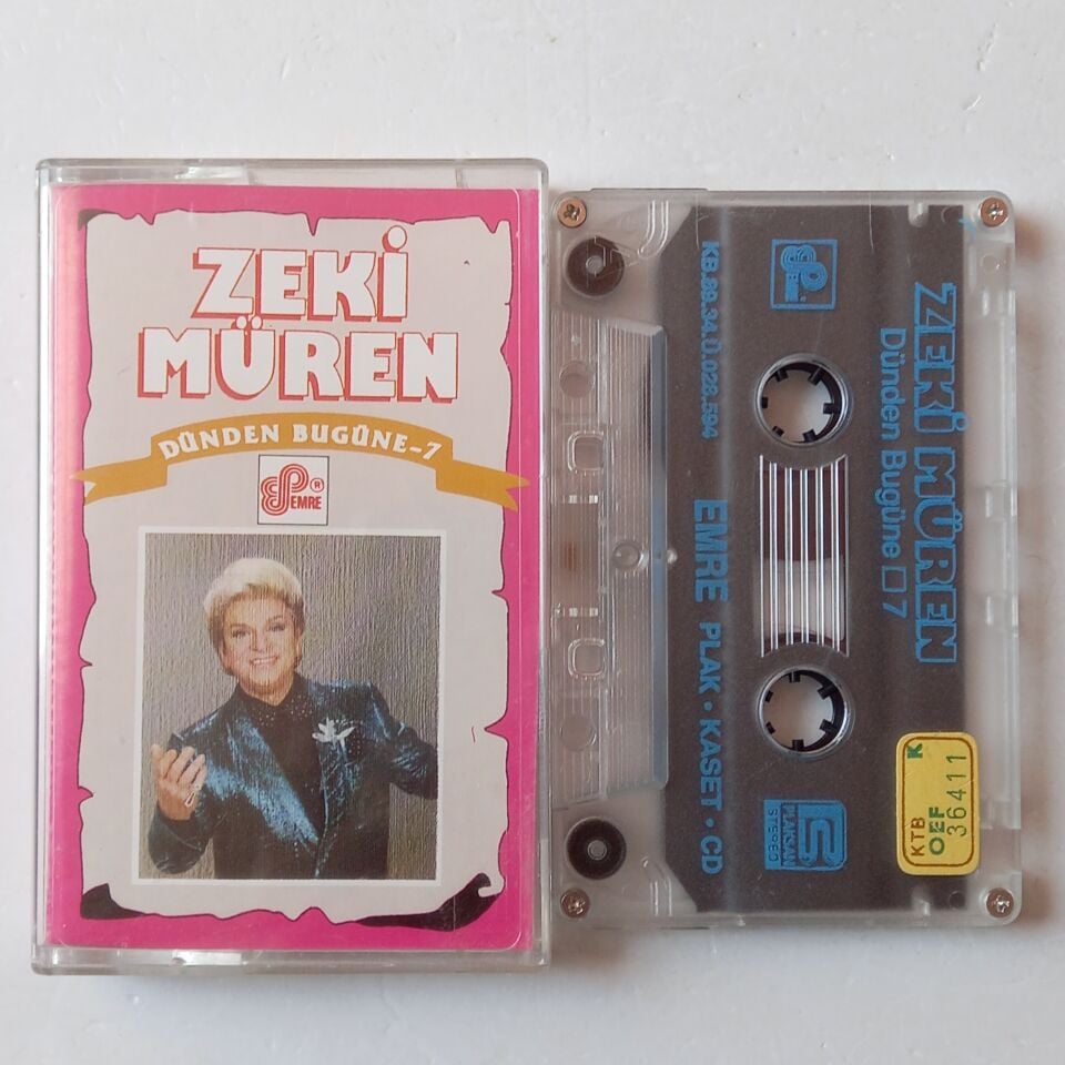ZEKİ MÜREN - DÜNDEN BUGÜNE 7 (1989) - KASET 2.EL