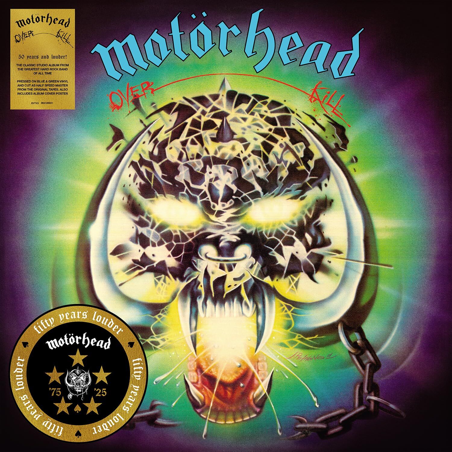 MOTORHEAD - OVER KILL (1979) - LP 2025 COLOURED EDITION SIFIR PLAK