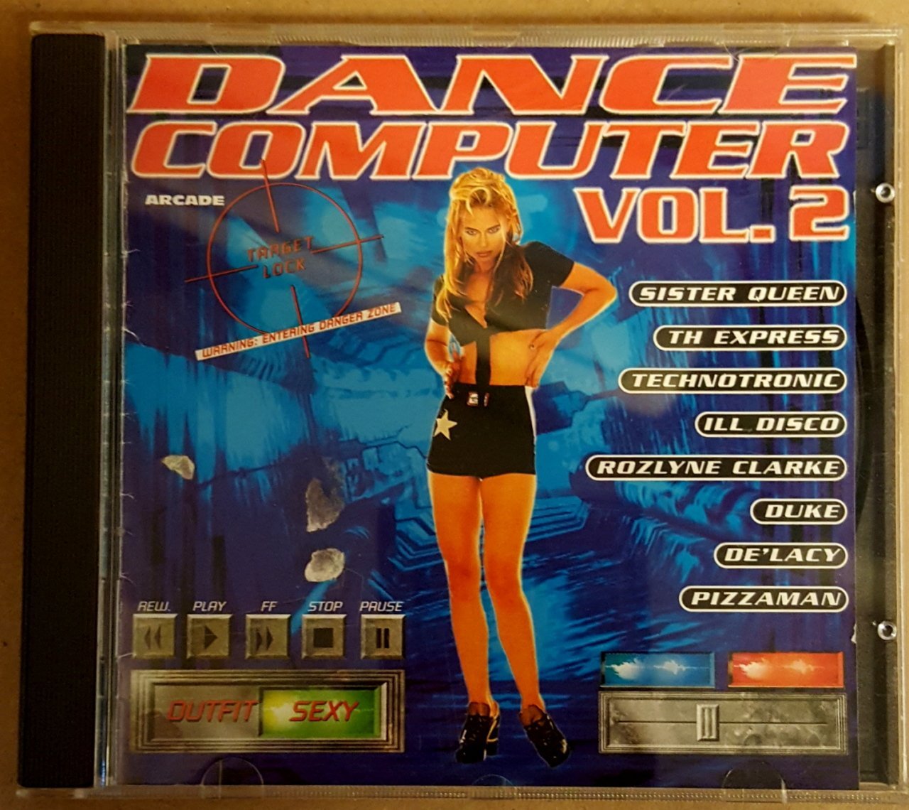 DANCE COMPUTER VOL2 (1989) CD KARIŞIK DISCO DANCE HOUSE TECHNOTRONIC 2.EL