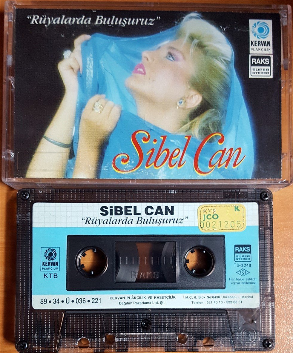 SİBEL CAN - RÜYALARDA BULUŞURUZ (1989) KERVAN KASET 2.EL