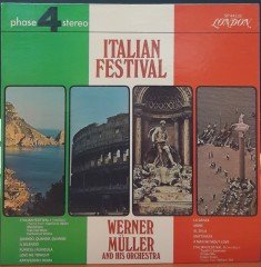 ITALIAN FESTIVAL - WERNER MÜLLER - PLAK 2.EL LONDON PHASE 4 STEREO