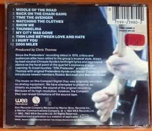 THE PRETENDERS - LEARNING TO CRAWL (1983) - CD 2.EL