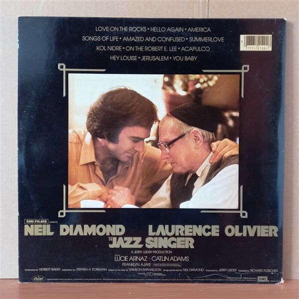 NEIL DIAMOND – THE JAZZ SINGER / ORIGINAL SONGS FROM THE MOTION PICTURE (1980) - LP 2.EL PLAK