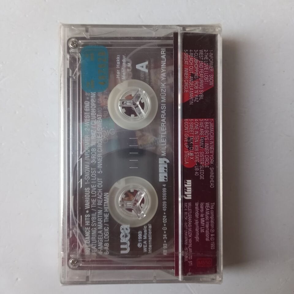 HOT DANCE HITS / INNER CIRCLE, SNOW, ROB 'N' RAZ (1993) -  AMBALAJINDA SIFIR KASET