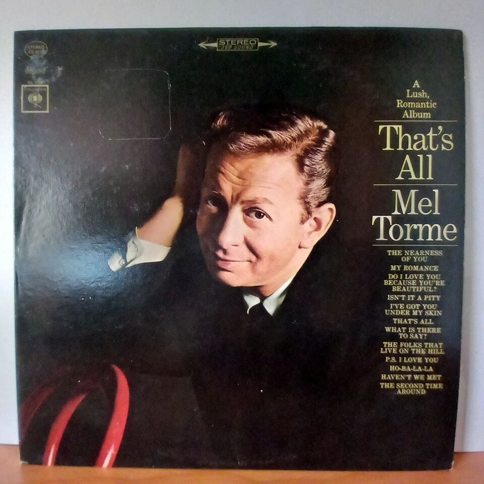 MEL TORME – A LUSH, ROMANTIC ALBUM THAT\'S ALL (1965) - LP 2.EL PLAK