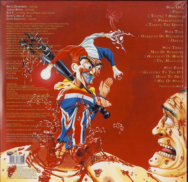 BRUCE DICKINSON - ACCIDENT OF BIRTH (1997) - 2LP 2022 RED & YELLOW SPLATTER COLOURED EDITION SIFIR PLAK