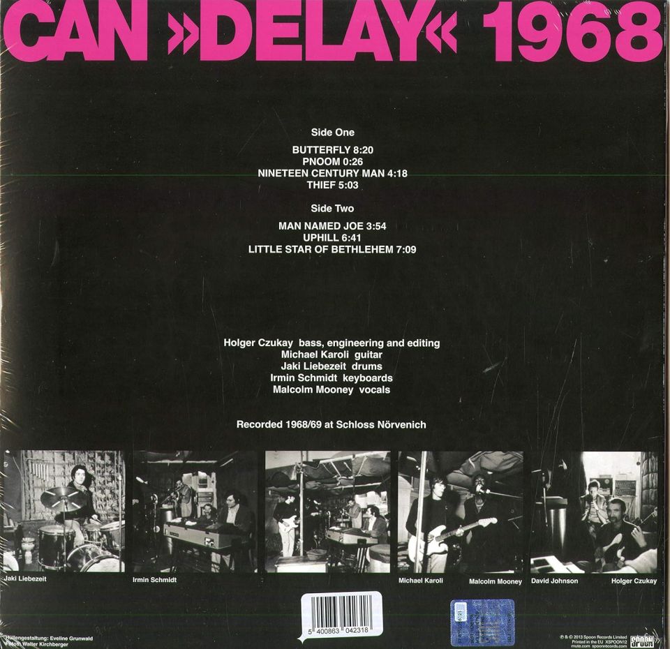 CAN - DELAY 1968 (1961) - LP 2021 PINK COLOURED EDITION KRAUTROCK SIFIR PLAK