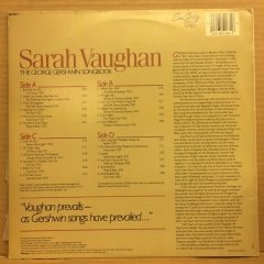 SARAH VAUGHAN -THE GEORGE GERSHWIN SONGBOOK 1983 2.EL 2PLAK