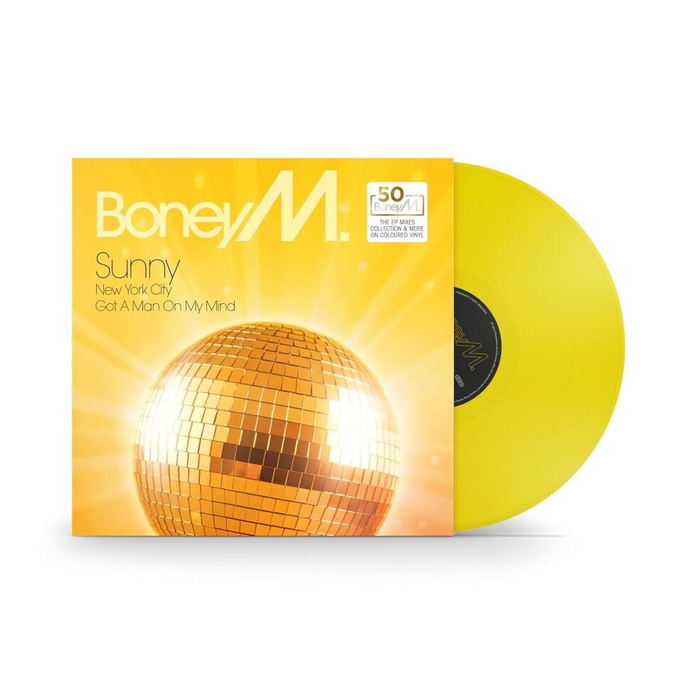 BONEY M - SUNNY / 50 YEARS OF BONEY M SERIES (2025) - 12'' 45RPM MAXI SINGLE SIFIR PLAK