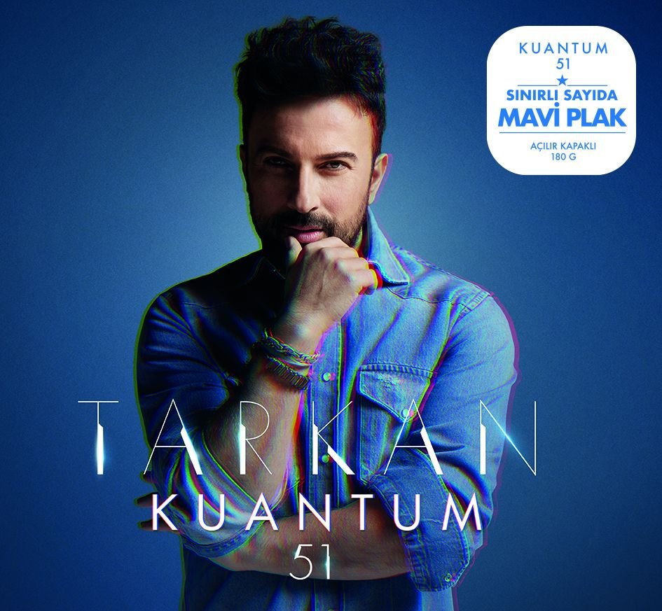 TARKAN - KUANTUM 51 (2024) - LP 180GR MAVİ RENKLİ SIFIR PLAK