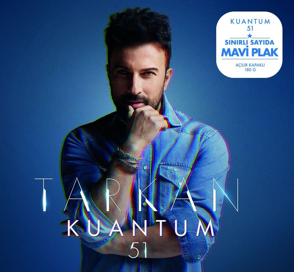 TARKAN - KUANTUM 51 (2024) - LP 180GR MAVİ RENKLİ SIFIR PLAK