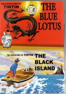 THE ADVENTURES OF TINTIN - THE BLUE LOTUS, THE BLACK ISLAND - 2 DVD 2.EL TÜRKÇE YOKTUR
