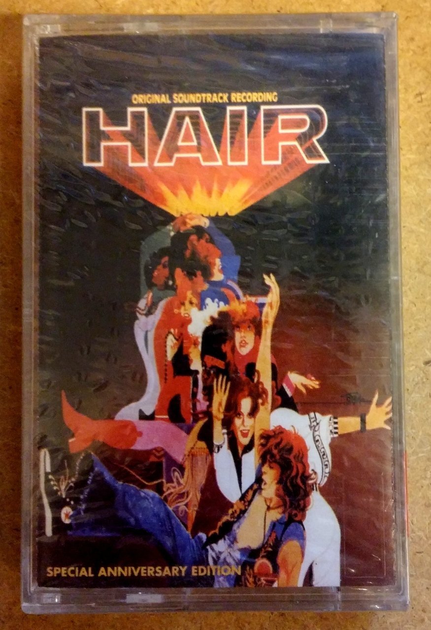 HAIR SOUNDTRACK BMG CASSETTE 1990 MADE IN TURKEY ''NEW''