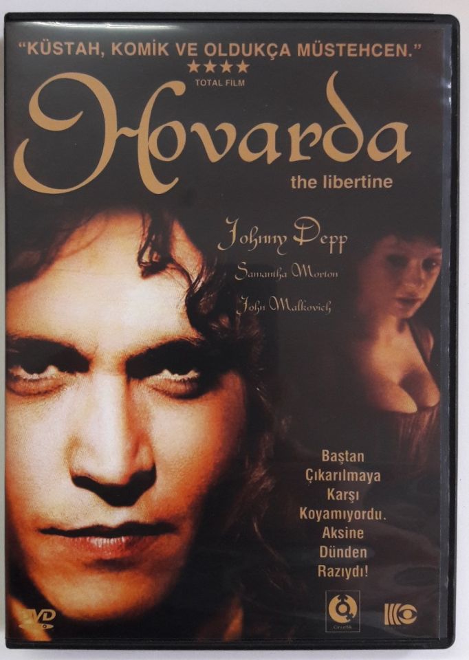 HOVARDA - The LIBERTINE - JOHNNY DEPP - JOHN MALKOVICH - DVD 2.EL