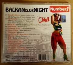 BALKAN CLUB NIGHT NUMBER ONE TV CD 2.EL