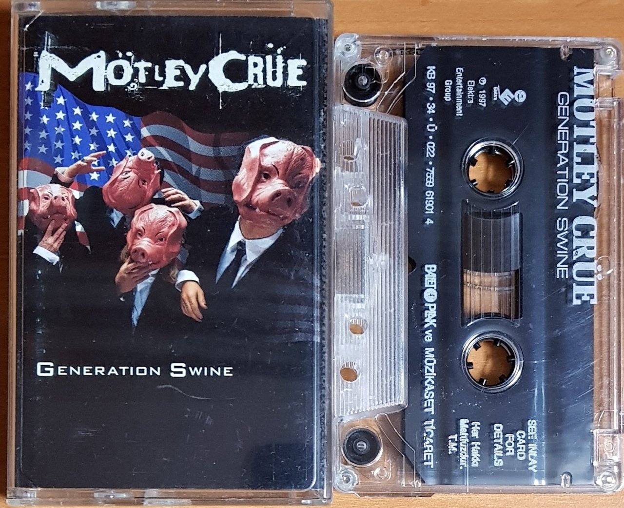 MOTLEY CRUE - GENERATION SWINE (1997) BALET KASET 2.EL