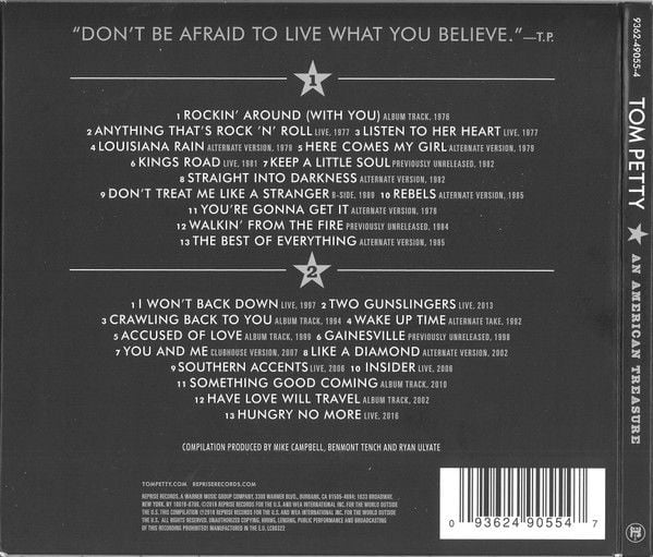 TOM PETTY – AN AMERICAN TREASURE (2018) - 2xCD DIGIPAK AMBALAJINDA SIFIR