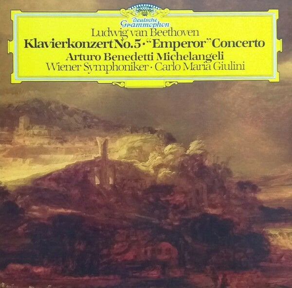 LUDWIG VAN BEETHOVEN - ARTURO BENEDETTI MICHELANGELI / WIENER SYMPHONIKER / CARLO MARIA GIULINI – KLAVIERKONZERT NO. 5 • ''EMPEROR'' CONCERTO (1982) - LP 2019 REISSUE SIFIR PLAK