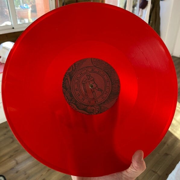CRYPT SERMON - SATURNIAN APPENDICES E.P. (2025) - 12'' 33RPM 4 TRACKS MINI ALBUM RED COLOURED EDITION SIFIR PLAK