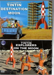 THE ADVENTURES OF TINTIN - DESTINATION MOON, EXPLORERS ON THE MOON - 2 DVD 2.EL TÜRKÇE YOKTUR