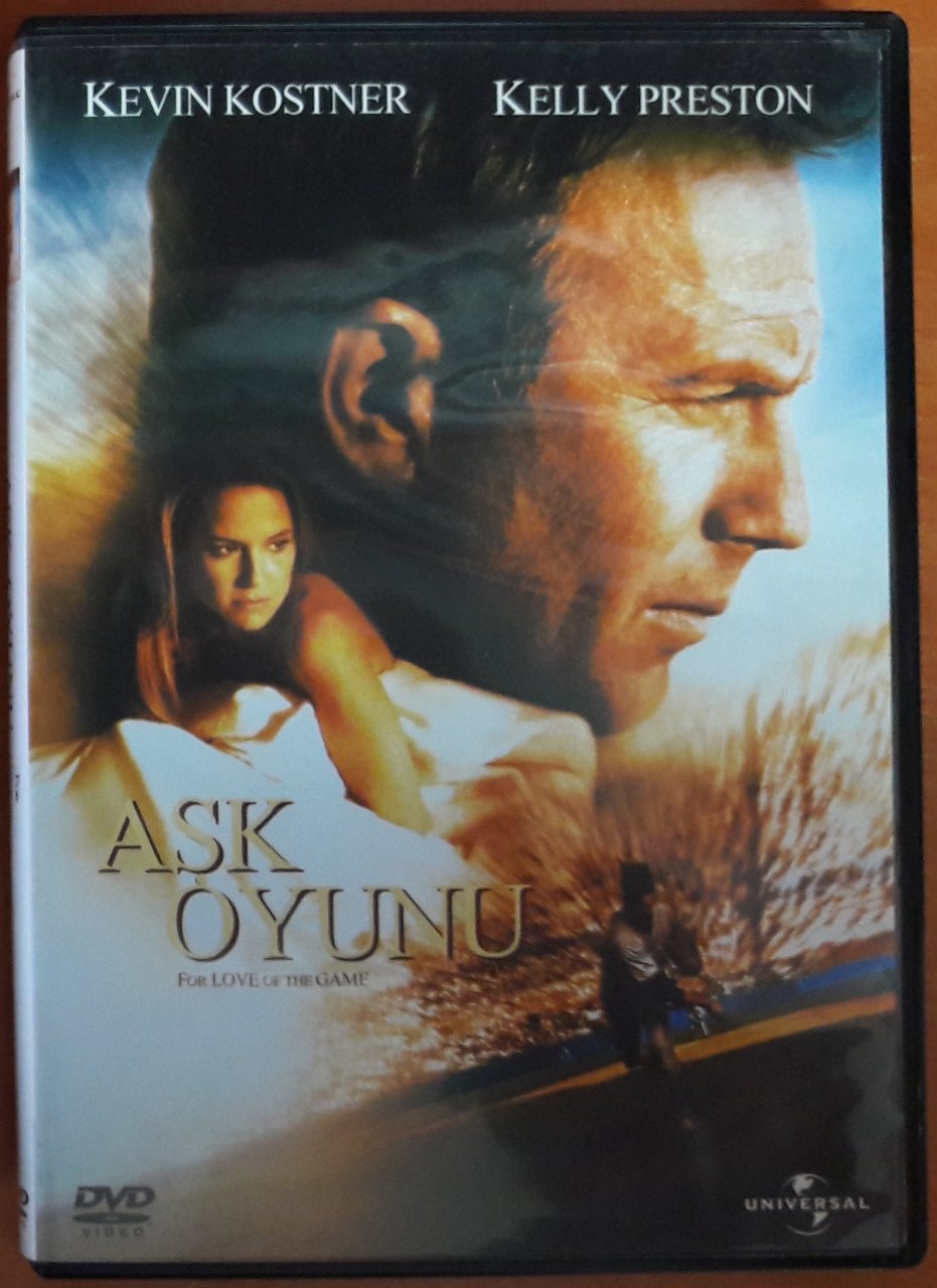 AŞK OYUNU - FOR LOVE OF THE GAME - KEVIN KOSTNER - KELLY PRESTON - DVD 2.EL