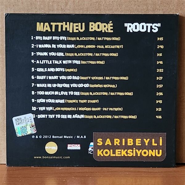MATTHIEU BORÉ – ROOTS (2012) - CD 2.EL
