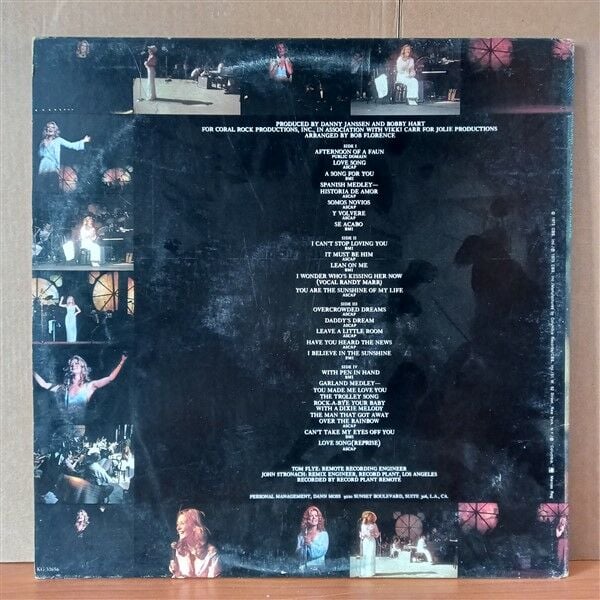VIKKI CARR – LIVE AT THE GREEK THEATRE (1973) - 2LP 2.EL PLAK