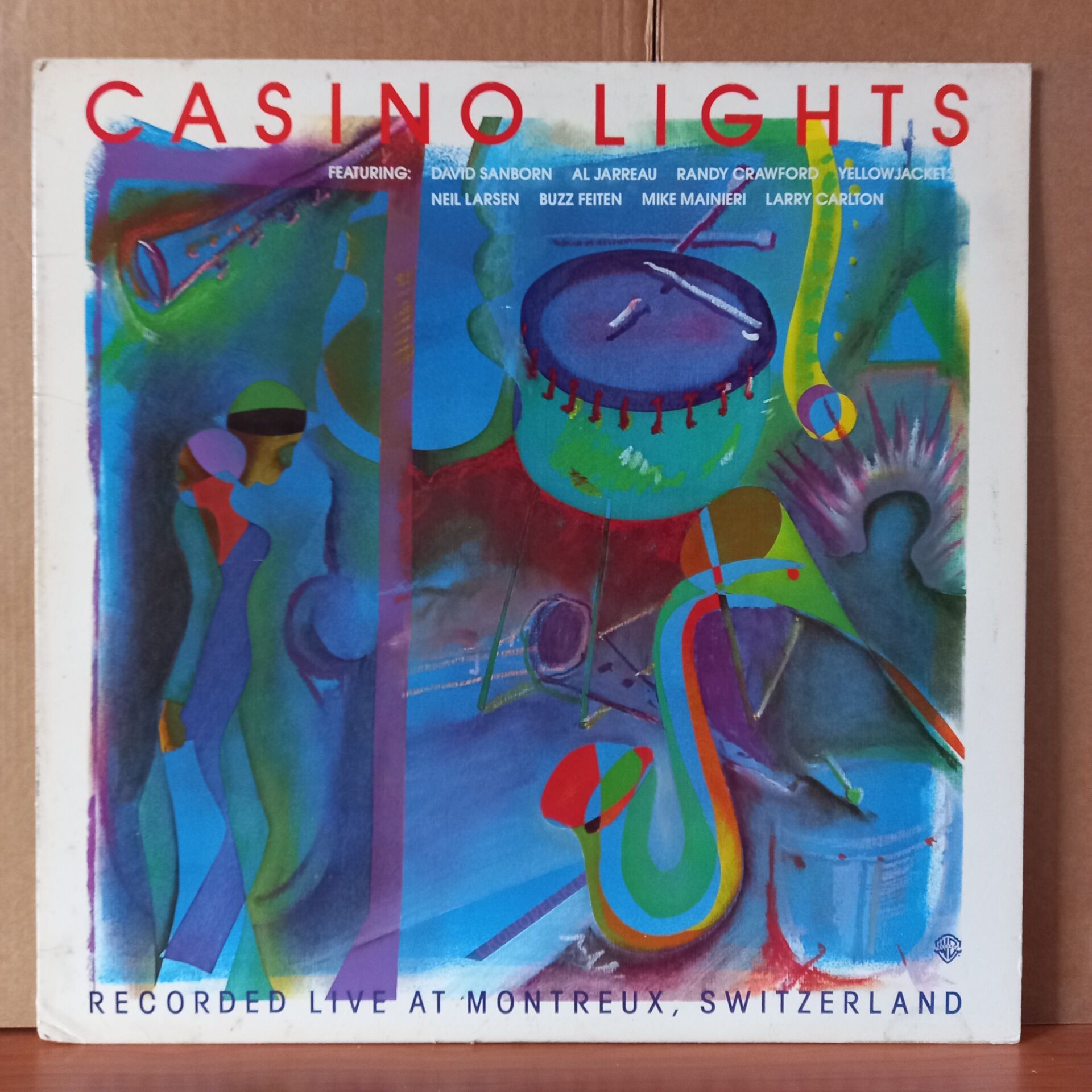 CASINO LIGHTS / DAVID SANBORN, AL JARREAU, RANDY CRAWFORD, YELLOWJACKETS, NEIL LARSEN, BUZZ FEITEN (1982) - LP 2.EL PLAK