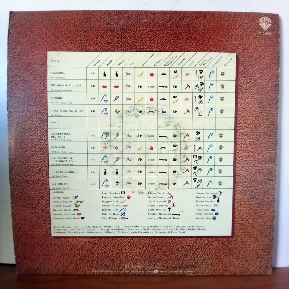 JOHNNY DORELLI – GIORGIO (1978) - LP 2.EL PLAK