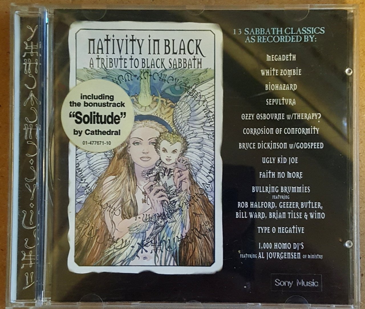 A TRIBUTE TO BLACK SABBATH (1994) CD MEGADETH CATHEDRAL BRUCE DICKINSON THERAPY BIOHAZARD 2.EL