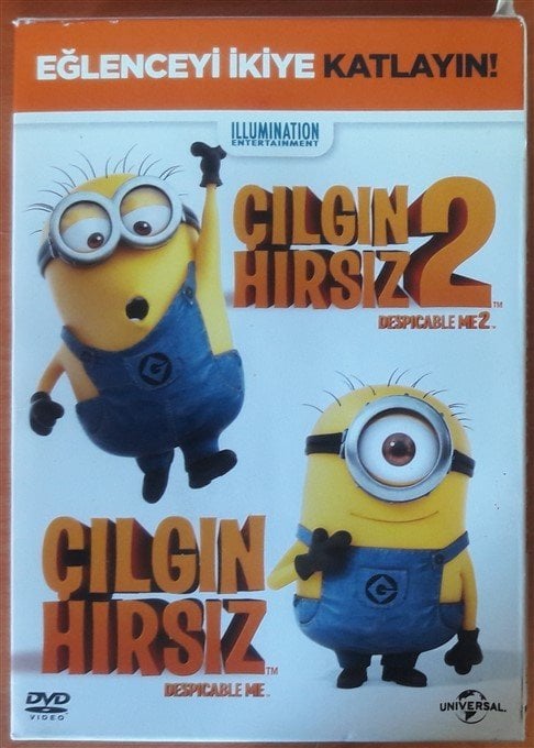 ÇILGIN HIRSIZ 1-2 - DESPICABLE ME 1-2 - 2DVD 2.EL