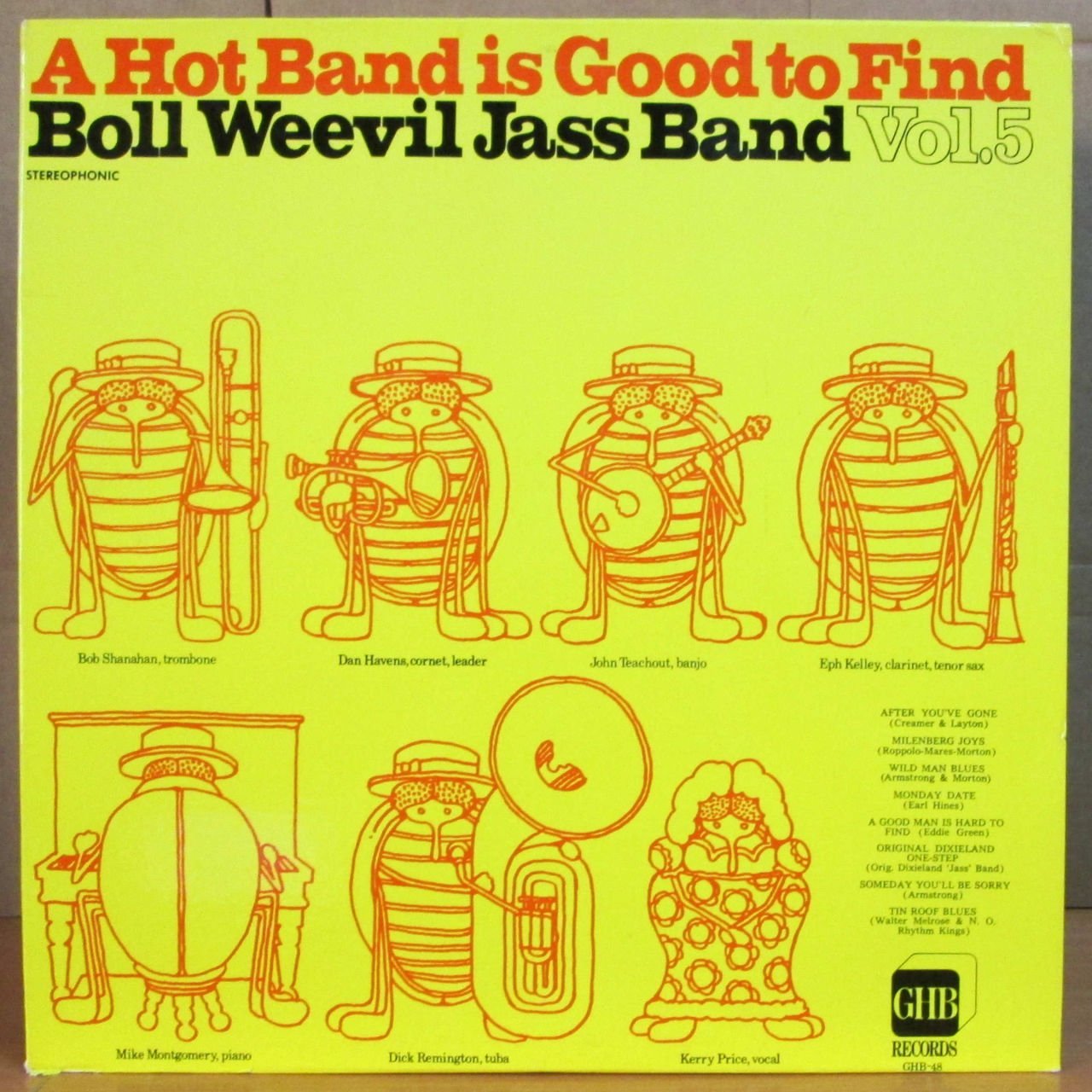 BOLL WEEVIL JASS BAND - A HOT BAND IS - LP 2.EL