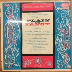 PLAIN AND FANCY ALBERT HAGUE MUSICAL COMEDY 1955 SIFIR PLAK