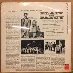 PLAIN AND FANCY ALBERT HAGUE MUSICAL COMEDY 1955 SIFIR PLAK